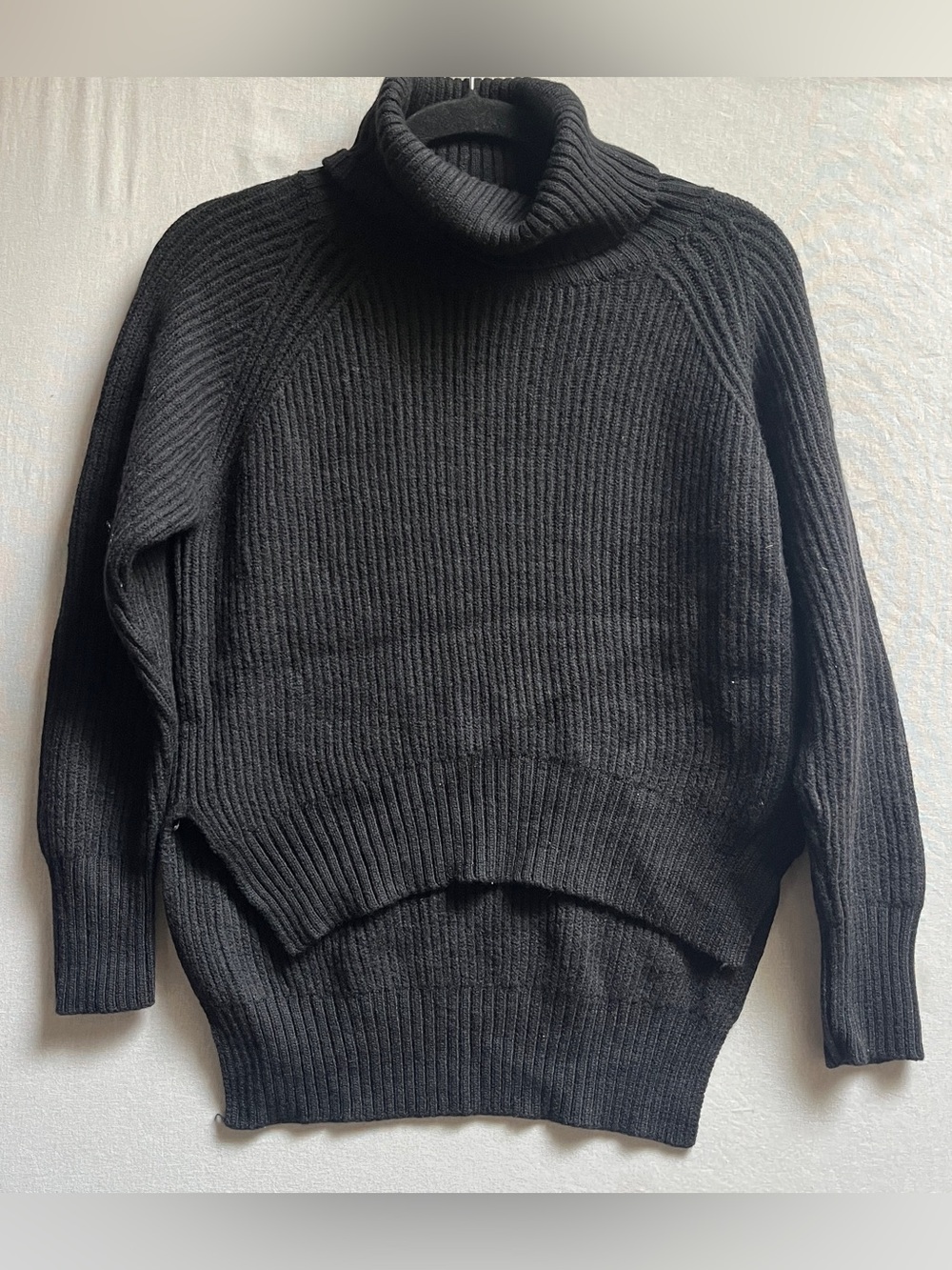 Wilfred Free Lin Merino Wool Turtleneck Ribbed Sweater XS